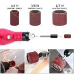 384pcs Drum Sanding Kit 80# 120# 180# Nail Drill Bits Abrasive Tools - Image 5