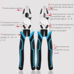 6''8''9'' Multifunction Pliers Set Combination Pliers Stripper - Image 2