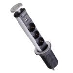 EU Plug 16A PULL UP 3/4/5/6 Power Socket 2 USB Charging Port Kitchen - Image 4