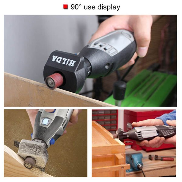 Sanding Grinding Guide Attachment Rotary Electric Drill Engraver Tool - Image 2